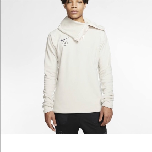 Nike FC Winter Drill Shirt Fleece Pullover in Plum, Size XL - Picture 10 of 13